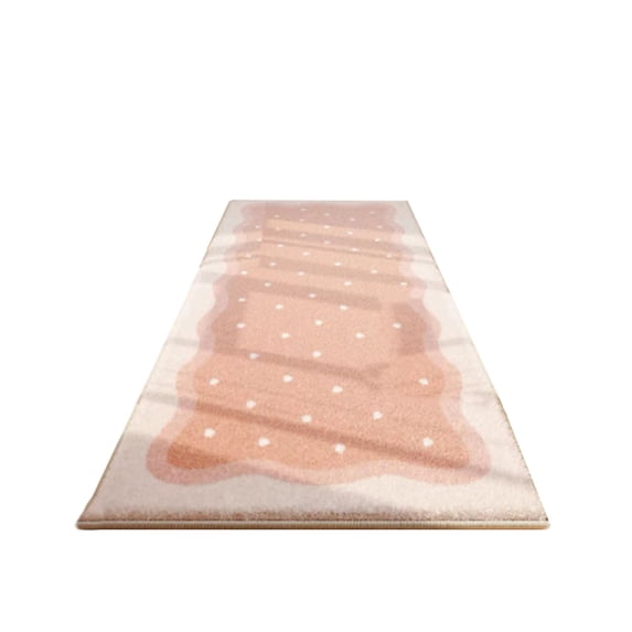 Tahtuvzn School Bathroom Rugs Soft Bedroom Flocking for Room Carpet Large Size Bedside Living Runner Rug Non Slip Decor