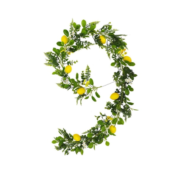 Tahtuvzn School Christmas Decorations Artificial Lemon Rattan Indoor Greenerys Arrangement Decoration Rattan, Home Decor, Gifts for Family