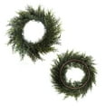 thumbnail image 1 of Bwiyojiz Christmas Decorations Cypres Leaf Green Plant Wreath Simulation Holiday Decoration, Gifts for Sister, Green, 1 of 6