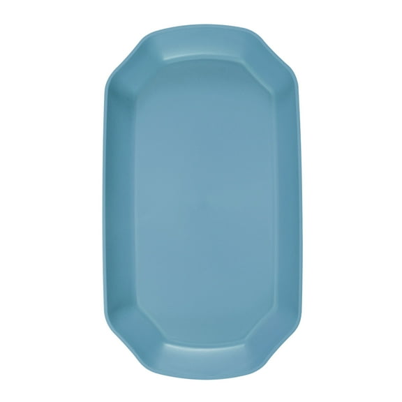 Tahtuvzn Food Storage Containers Octagonal Plastic Tray AntiSlip Restaurant-Grade for Home Burgers Fast and Cafeterias, Gifts for Family