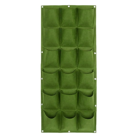 Tahtuvzn Garden Supplies Vertical Greening Hanging Wall Plant Pot Bag Planter 9/18 Pocket,L
