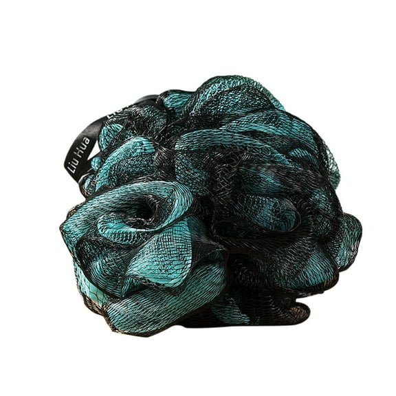 Tahtuvzn Home Decor 4" Dreamy and Colorful Bath Flower-soft Non Scattering-scrubbing Bath-high Beauty Friendly, Gifts for Mom, Green