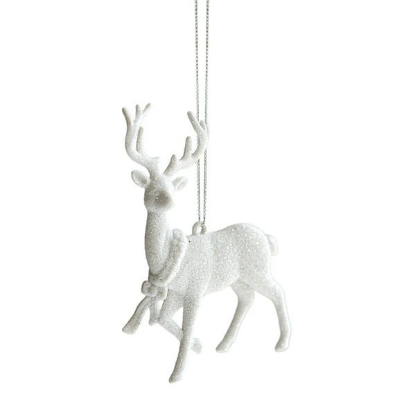 Bwiyojiz Home Decor Christmas Decorations Deer Snowflakes Tree Ornaments Pendants Advanced Scene Decoration, Gifts for Sister