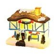 thumbnail image 1 of Bwiyojiz Home Decor Christmas Winter Village Houses Set LED Lighted DIY Figurines Miniature Resin Ornament Kits Cedar Bare Branch Tree Street Lamp, Gifts for Her, White, 1 of 8