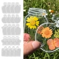 thumbnail image 1 of Tahtuvzn Home Decor 20-Pack Transparent Dried Flower Bookmarks, DIY Bookmark, Homemade Beautiful Glassware Stickers,4.1x5.9", Gift, 1 of 3