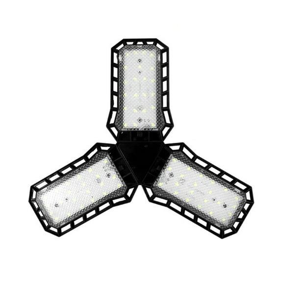 Tahtuvzn Home Decor Clearance! LED Garage Lights, Deformable LED Garage Ceiling Lights with Adjustables Panels, LED Shop Lights for Garage Workshop Basement Support E27 Screw Socket, Home Gift