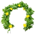 thumbnail image 1 of Tahtuvzn Decorative Accents Clearance! Simulated Lemon False Flower Vines Staircase Door Decoration Simulated False Flower Decoration 72.83in, Christmas Gifts, 1 of 6