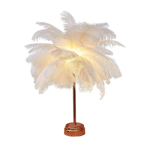 Tahtuvzn Home Decor Clearance! Table Lamp Bedside Lamp Night Light Battery Operated LED Table Lamp for Bedroom Living Room Party, Home Gift