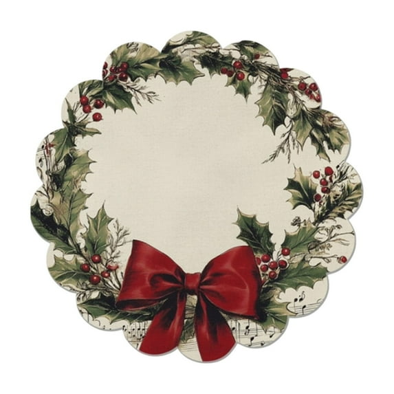 Bwiyojiz Home Decor Western Placemats, Gifts for Family, Beige