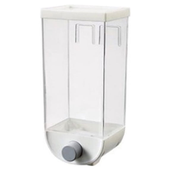 Tahtuvzn Kitchen Decor Clearance! Easy Press Kitchen Food Storage Container Cereal Dispenser Oatmeal Wall Mounted,10x4.5x3.7 Inch
