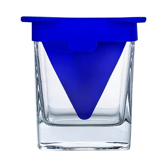Tahtuvzn Kitchen Decor Clearance! Whiskey Wedge + Glass Ice Film Whisky Glass Layered Glass, Home Gift