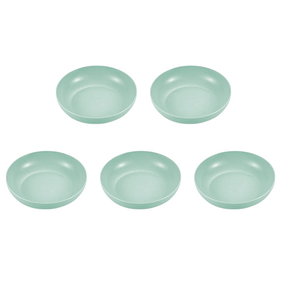 Tahtuvzn Kitchen Gadgets Clearance! 5PCS Dinner Plates 5.7Inch Impregnable Dinner Plates Set of 5 Dishwasher & Microwave Safe Plastic Plates Reusable Lightweight Plates for Kitchen,camping