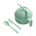 thumbnail image 1 of Tahtuvzn School Kitchen Gadgets Instant Noodles Bowl with Lid Tableware Student Dormitory and Chopsticks Set Lid, Home Gift, 1 of 6