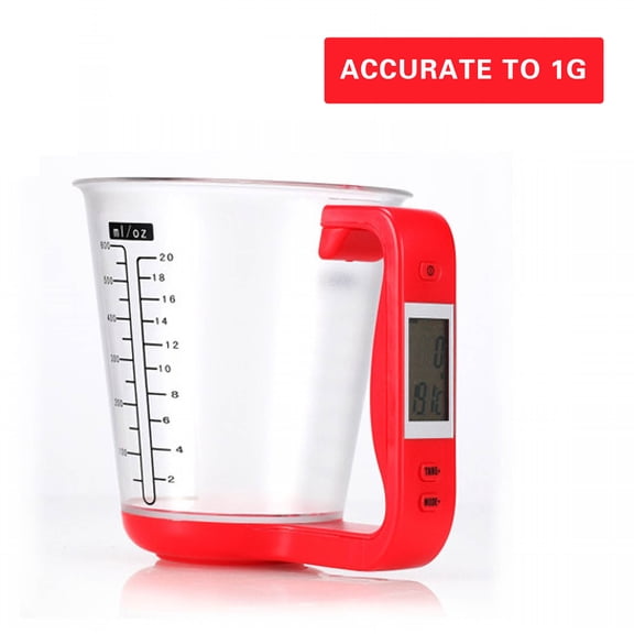 Tahtuvzn Kitchen Gadgets Clearance! LCD Display Digital Measuring Cup Electronic Measuring Cup 500g 0.1g Electronic Scale Gram Scale Multifunctional Kitchen Measuring Cup Scale