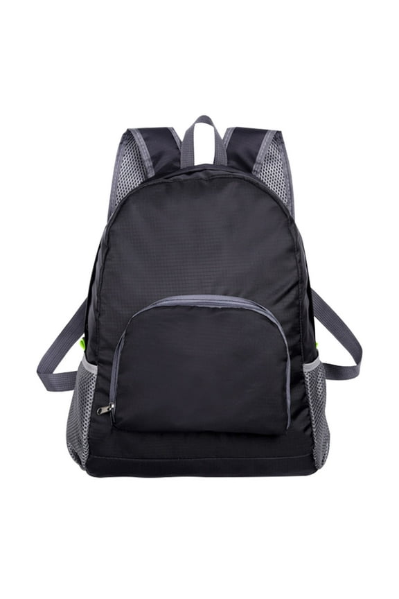 School Lightweight Foldable Backpack for Students, Black