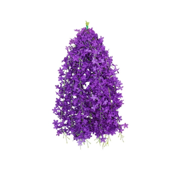 Tahtuvzn Outdoor Decor 23.62" Artificial Flowers Lilac Flower Ceiling Vines Strings Wedding Decorative Suitable for Home Office Arch Decoration, Gifts for Family, Blue