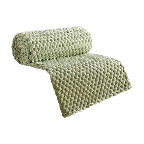 Tahtuvzn Room Decor 39x27" Flannel Blanket Solid Color Multifunctional Cover, Gifts for Yourself
