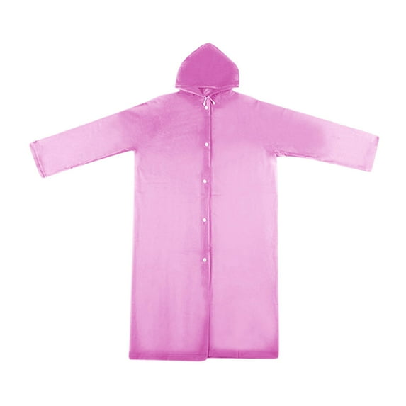 Tahtuvzn School Supplies Raincoat for Adults Portable Rain Cape Water-proof Outdoor with Hood Transparent Camping, Hiking & Travel,43.30 In