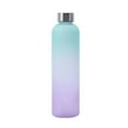 thumbnail image 1 of Tahtuvzn Sports & Outdoors 1000ML Gradient Color Large Capacity Frosted Water Cup Stainless Steel Lid Space Portable Plastic Cups, Home Gift, 1 of 6