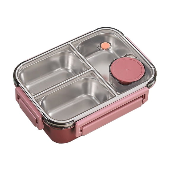 Tahtuvzn Storage Containers 304 Stainless Steel Lunch Box Sealed Portable for Students and Office Workers Microwaveable Home Decor, Gifts Friend