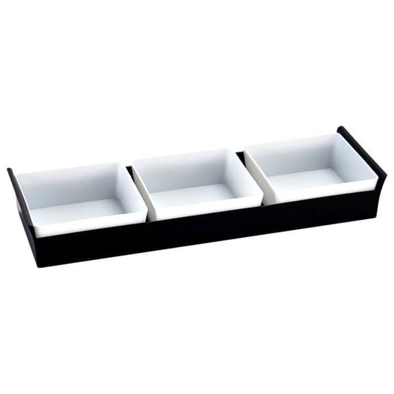 Tahtuvzn School Storage Containers Multi Compartment Dried Fruit Tray Squares Snack Plastic Display Candy Organizer for Kitchen and Party Food Pantry Organization