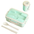 thumbnail image 1 of Tahtuvzn Storage Containers Portable Lunch Box with Lid and Cup Food Container Leakproof Preparation for Home Office Decor, 1 of 6