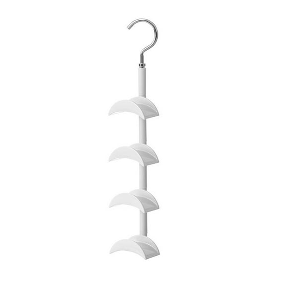 Tahtuvzn Storage Containers Purse Hanger for Closet Rotating Handbag Hanging Hook Bag with 4 Hooks, Organizer Scarf Belt Home Decor