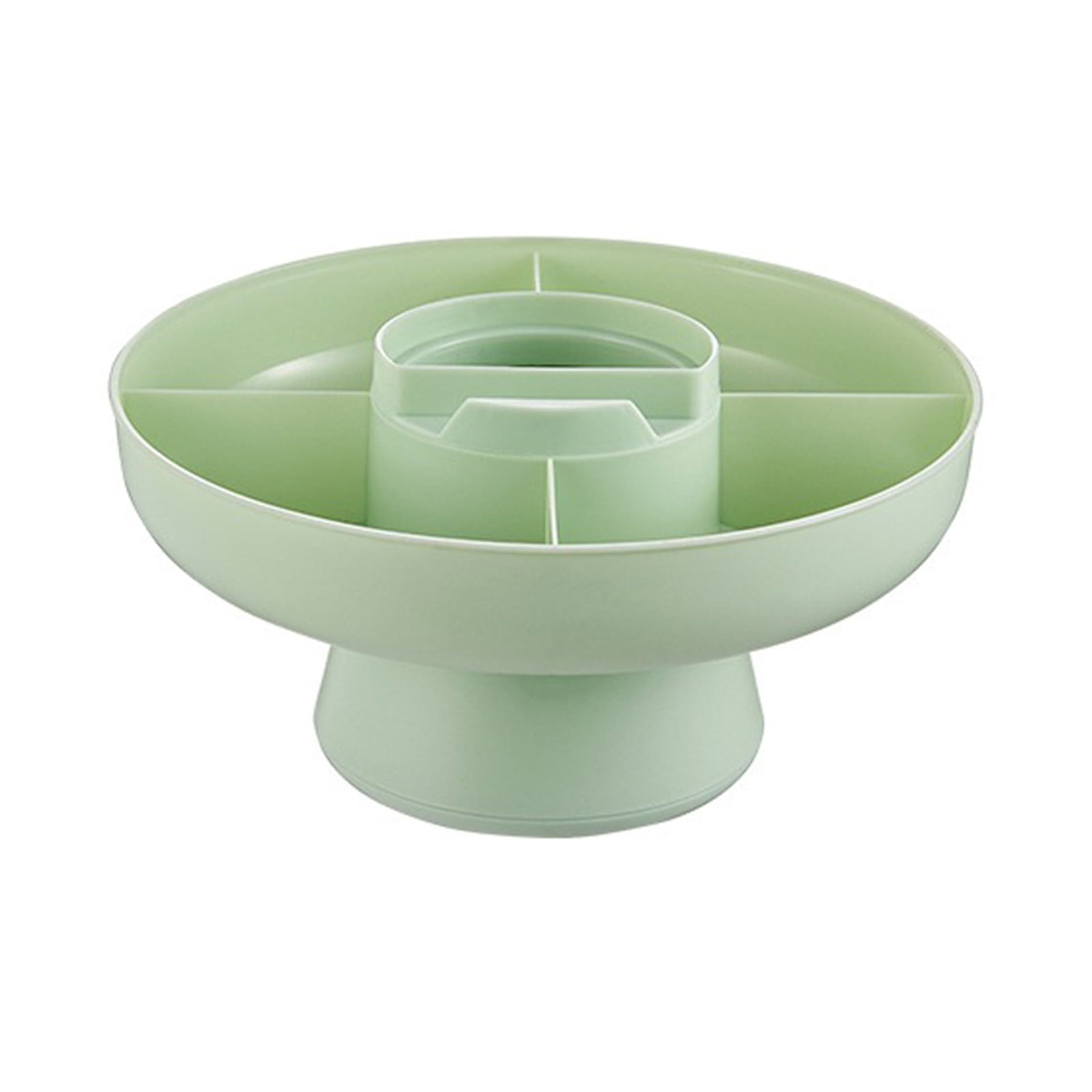 Segmented Containers Tahtuvzn Storage Containers Snack Tray, Fruit 5segmented Candy Used for ...