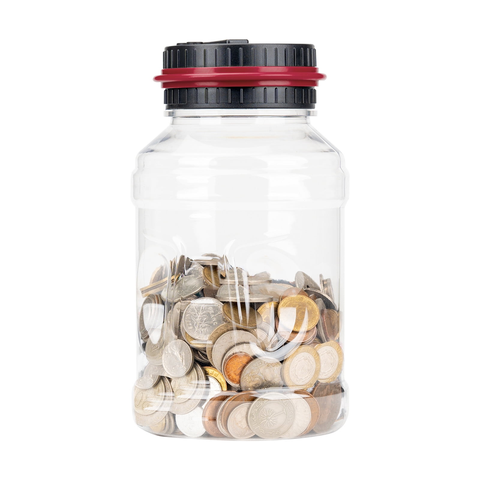 Tahtuvzn Storage & Organization 1.8L Digital Counting Large Coin ...