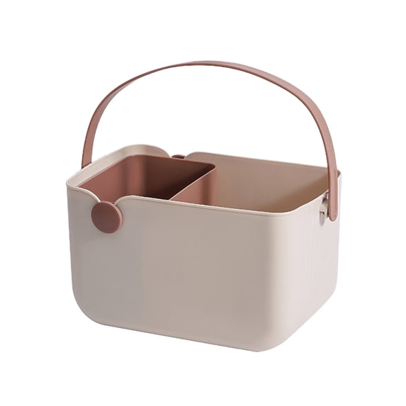 Tahtuvzn Storage and Organization Bath Basket Portable Toiletry Bathroom Plastic Draining Basket, Home Gift