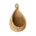 thumbnail image 1 of Tahtuvzn Storage & Organization Clearance! Hanging Wall Vegetable Fruit Baskets Hanging Wall Baskets with Beautiful Loops is Rustic Kitchen Decor,7.1x12.2 Inch, 1 of 2