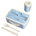 thumbnail image 1 of Tahtuvzn Storage & Organization Portable Lunch Box with Lid and Cup Food Container Leakproof Preparation for Home Office, 1 of 6