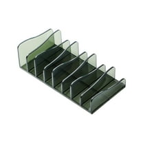 Tahtuvzn School Storage and Organization Transparent Makeup Organizer Cosmetic Tray for Eyeshadows Palettes Sunglasses Design Desk or Drawer