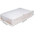 thumbnail image 1 of Tahtuvzn Storage and Organization Underbed Box Transparent Fabric Folding Home Blanket Organizer Large Toy Clothing Box, Gifts for Friend, 1 of 4