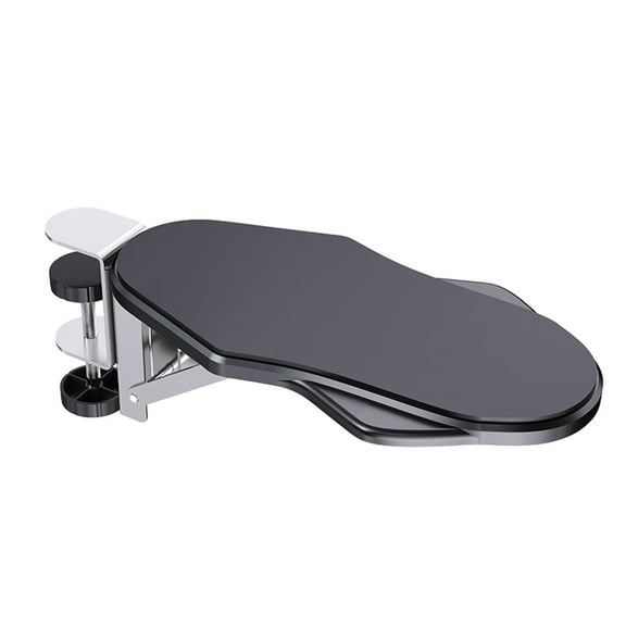 Tahtuvzn Storage and Organization, Ergonomics Desk Extender Tray, Table Mount Arm Wrist Relaxing Shelf,Foldable Elbow Arm Support, Clamp on Computer Arm Relaxing for Desk, for Office Home