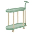 thumbnail image 1 of Bwiyojiz School Storage & Organization Multi Layer Movable Plastic Rack Large Capacity Layered with Wheels Living Room/bedroom/bathroom/kitchen Item, Green, Gifts for Yourself, 1 of 6