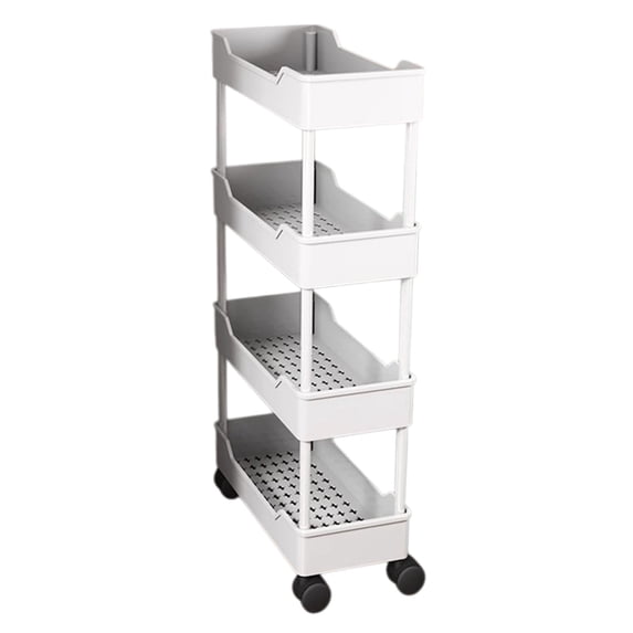 Bwiyojiz School Storage & Organization Rack Multi Layer Cart Mobile with Wheels Easy Assembly Suitable for Living Room Bedroom Bathroom Kitchen, Gifts for Sisters