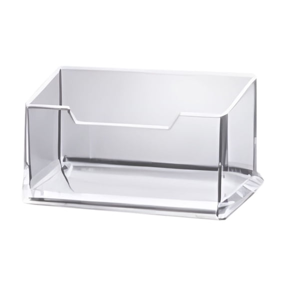Tahtuvzn School Storage & Organization Transparent Business Card Box for Exhibition Office Home Decor