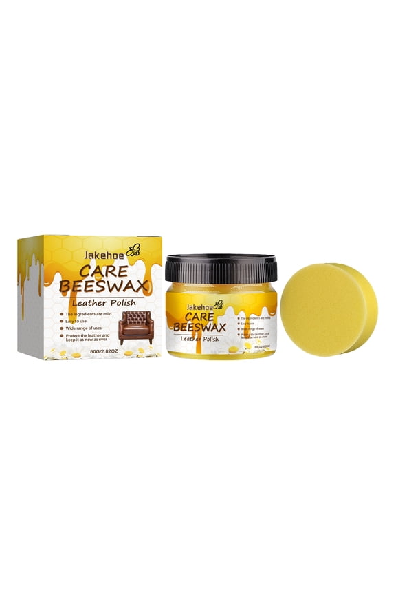 Tools&Home Improvement Leather Care Wax for Protecting and Softening Furniture Car Seats Shoes Boots Purses with Waterproofing 80g, Gifts Family