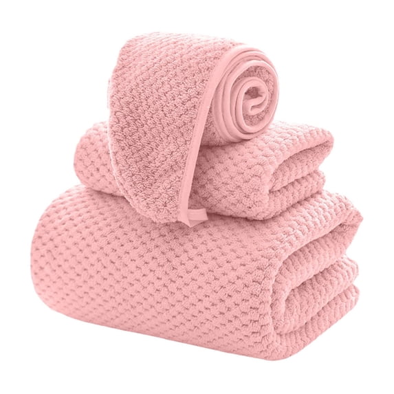 Tahtuvzn Towels Bath Sheets Large Shower Cap Set of 3 Oversized Sheet Soft Absorbent Bathroom Towel Microfiber Quick Dry for Hotel Gym