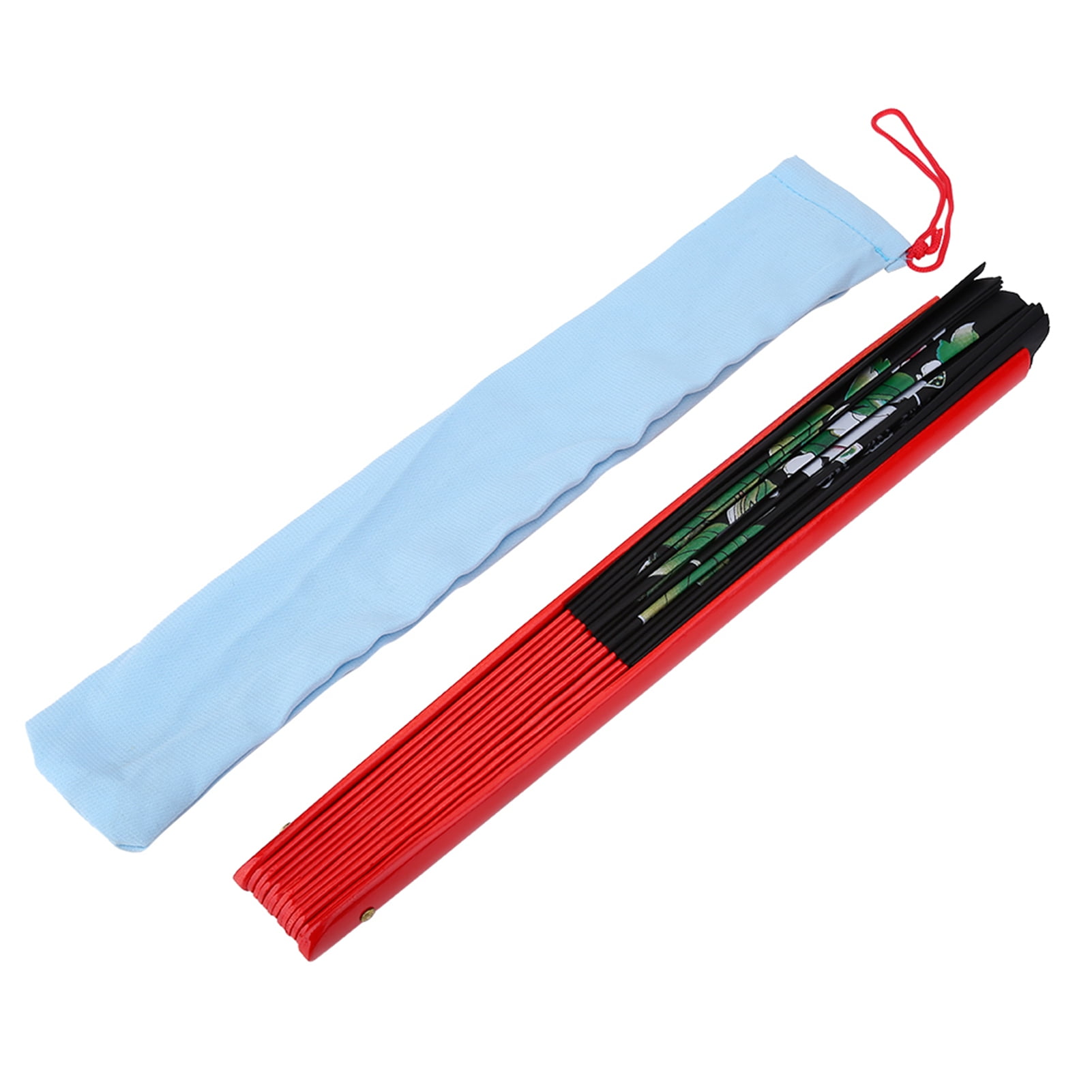 Tai Chi Martial Arts Kung Fu Bamboo Silk Fan Right Hand Wushu Dance