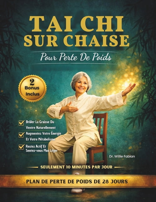 Tai Chi Sur Chaise Pour Perte De Poids: Brûlez Les Graisses Abdominales, Améliorez Votre Équilibre Et Restez Actif En 28, (Paperback)