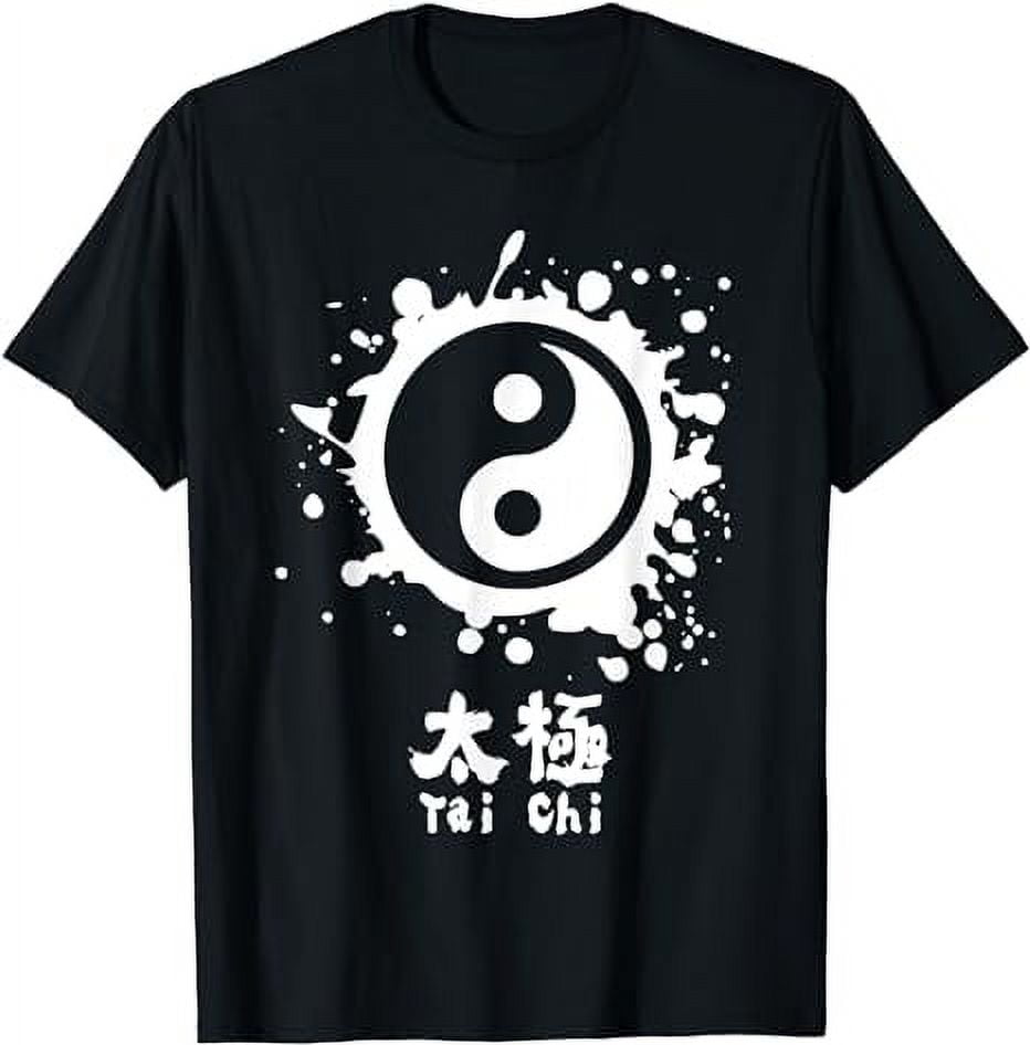 Tai Chi Ying Yang Balance Chinese Character Watercolor T Shirt Walmart Com