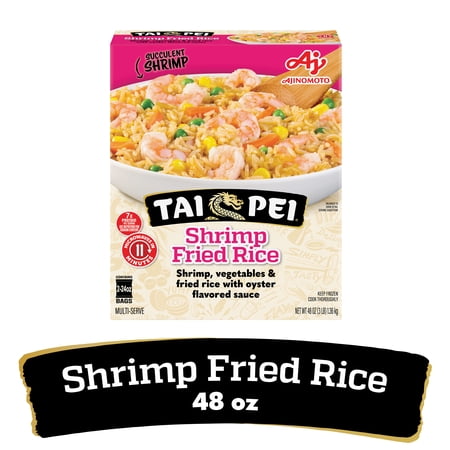 Tai Pei Shrimp Fried Rice, Frozen Asian Meals, 48 oz