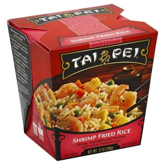 Tai Pei Shrimp Fried Rice, Frozen Asian Meal, 14 oz