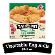 Tai Pei Vegetable Egg Rolls, Frozen Asian Appetizers, 24.5 oz