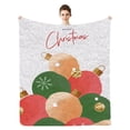 thumbnail image 1 of Taibuwu Elegant Comfort Luxury Velvet Super Soft Christmas Prints Blanket-Holiday Theme Home Décor Fuzzy Warm and Cozy Throws for Winter Bedding, Couch and Gift, 40 x 50 inch, 1 of 4