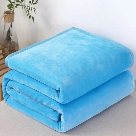 Taibuwu Throw Blanket for Solid Bed Warm Cozy Flannel Fuzzy Plush Lightweight Throws Dupes for Sofa, Bed, Picnic for Teen Girls Women Men Boys Gift(40"x60")