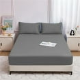 thumbnail image 1 of Taibuwu Waterproof Mattress Protector Cover Full Size 14" Deep Pocket Brushed Bed Mattress Pad Cover Solid Color Fitted Sheet, 1 of 7