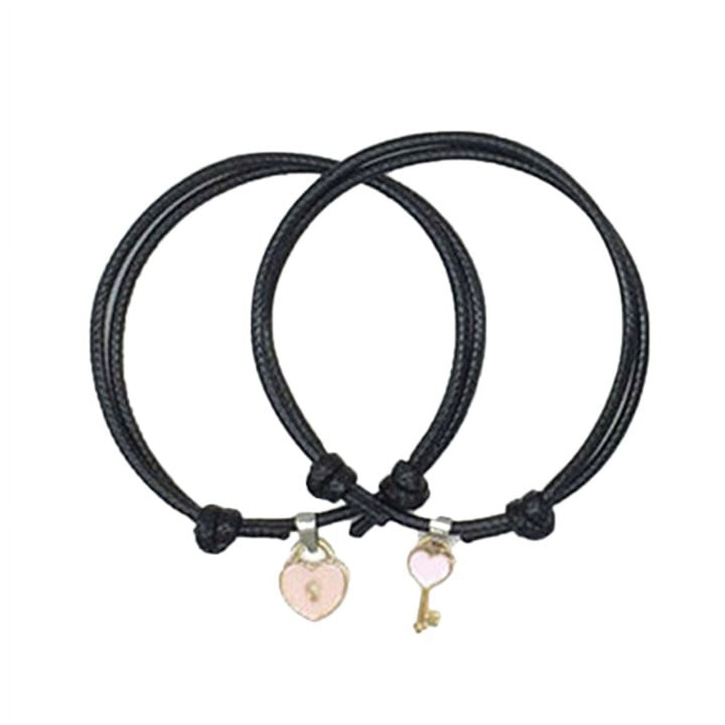 Key West II Dark Brown Braided Leather Bracelet, Simple Bracelet, Couple  Bracelets, His and Hers, Minimalist LC001641